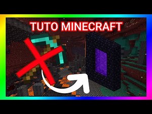 [TUTO] MINECRAFT - COMMENT FAIRE UN PORTAIL DU NETHER SANS PIOCHE