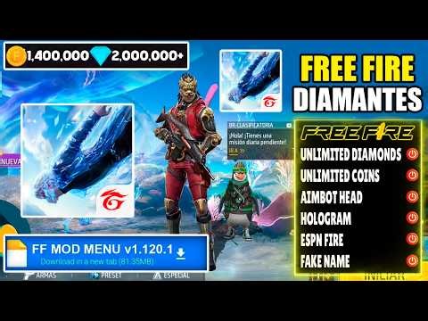 NEW MOD MENU APK FREE FIRE v1.123.1 💎 UNLIMITED DIAMONDS in FREE FIRE ✅ NEW UPDATE
