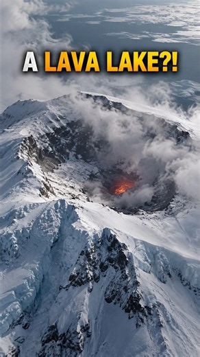 This Frozen Island Is Hiding a Lake of Lava
