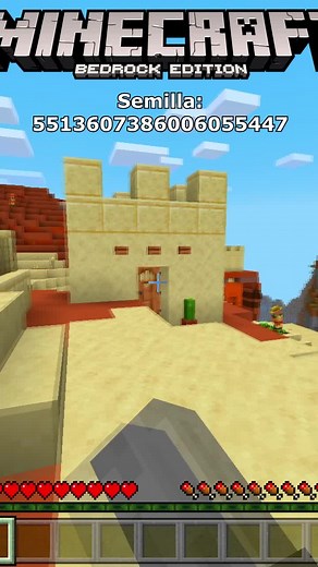 Semillas de Aldeas Extrañas en Minecraft Bedrock