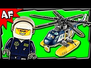 Lego City Swamp Police HELICOPTER PURSUIT 60067 Stop Motion Build Review