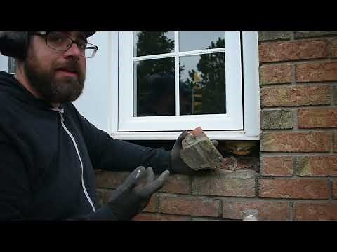 How to install a Limestone window sill with Dan Bloom Part #1
