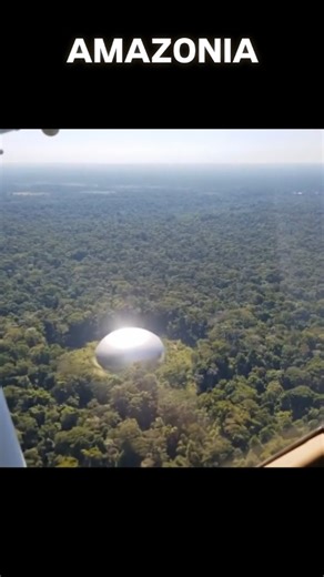 UFO ALIEN SUBVERSE on Instagram: "💥MIRRORED PEAL UFO CAPTURED ON FILM BEFORE VANNISHING 🛸 Footage taken from small aircraft flying somewhere over the AMAZON."