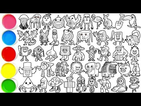 Draw 44 Amazing Italian Brainrot Animals in 1 Hour - NIGHTMARE SAHUR, Pop Pop Sahur & others