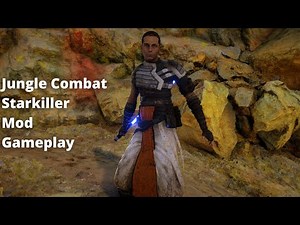 Star Wars Battlefront II - Jungle Combat Starkiller Mod Gameplay (Force Unleashed)