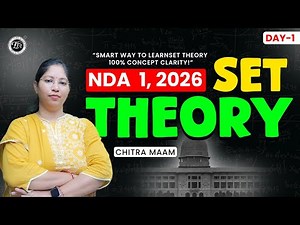 Set Theory 📘 | NDA 1 2026 | Class 1 | Chitra Ma’am 💂‍♂️ | THE TUTORS Academy#ndaexam #feed #ndamaths