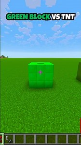 GREEN BLOCK VS TNT #minecraft #minecraftshorts #arknights