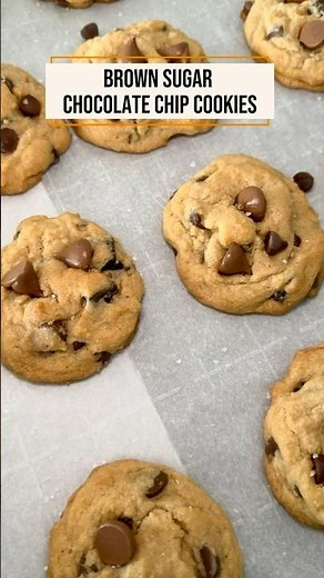 Brown Sugar Chocolate Chip Cookies 🍪 No White Sugar Needed