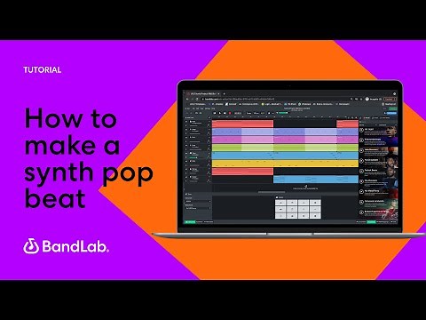 How to make a synth pop beat using BandLab's free web Mix Editor (BandLab Tutorial)