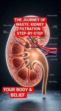 The Journey of Waste: Kidney Filtration Step-by-Step‎‎