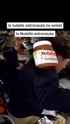 Nutella astronauta 😎 #shorts #nasa #artemis2