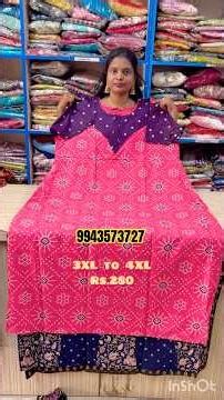 Again updated plus size nighty #2026 #onlineshopping