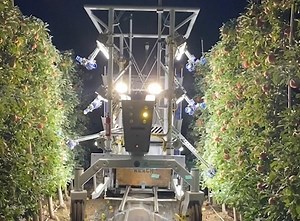 Advanced farm recently deployed its robotic apple-picking harvesters