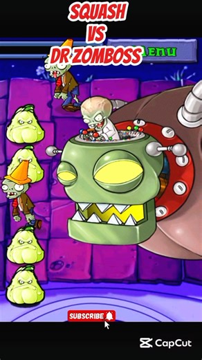 *SQUASH VS DR ZOMBBOSS*#shorts #short #pvz #youtubeshorts #shortvideo #pvzfusion #gaming #games