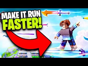 HOW TO MAKE ROBLOX RUN FASTER