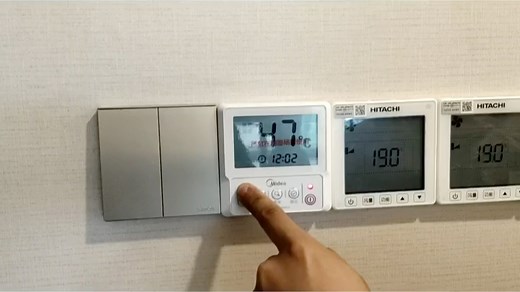 空气能面板操作