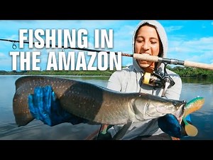 Arapaima Fishing In The Amazon Rainforest! PERU Vlog w/ Astrid DeGruchy