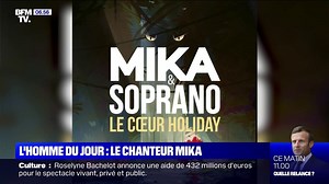 "Le cœur Holiday", le nouveau titre de Mika, chanté en français en duo avec Soprano
