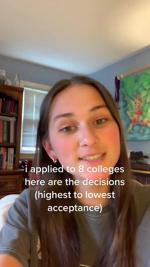 Senior College Acceptance Decisions: Highest to Lowest Acceptance Rates