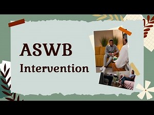 ASWB Exam or LCSW Exam Interventions Practice Questions #lcswexamprep #lcswpracticequestions #lcsw