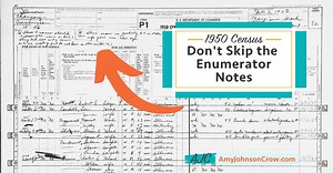 An Overlooked Part of the 1950 Census: The Notes