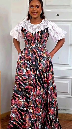 Stunning Ankara Long Gown Styles for Ladies