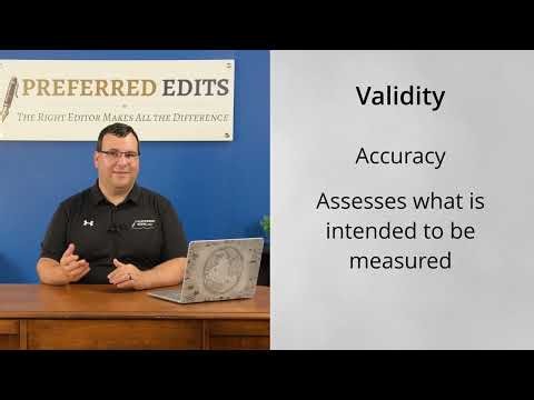 Validity and Reliability