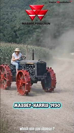 The Evolution of Massey Ferguson Tractors Through Time #automobile #fyp #evolution #masseyferguson