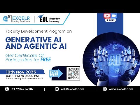 FDP on Generative AI and Agentic AI Day 1