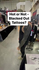 Blacked Out Tattoos 🤘🏼💯 #tattoos #tattooreels #reels | Tattoo Lovers