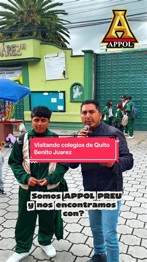 🚨 ¡Dolarazo con los estudiantes del Colegio Benito Juárez Quito! 🎓🔥 Si tu meta es romperla en el examen de admisión, este es tu momento. 📚💪 💛 APPOL PreU te lleva directo a tu cupo universitario. 🎯 ¡Vamos con todo! #surdequito #tumejoropcion #ingresoalau #colegiobenitojuarez