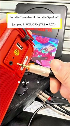 How to Connect a Portable Turntable to a Speaker | WELX RX