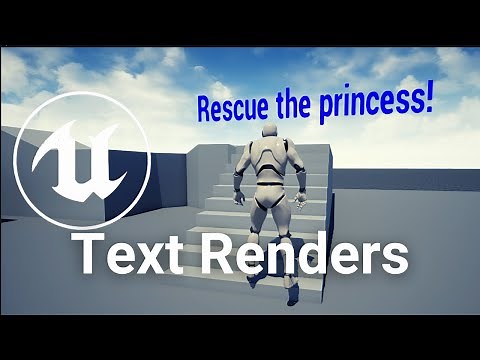 Text Renders - Unreal Engine 5 Tutorial