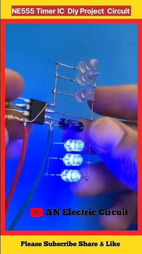 Make Cool Projects with NE555 IC 🔥|"NE555 Timer IC Project at Home | Electronics DIY"| Timer IC |
