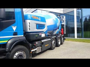 Camion toupie béton silencieux