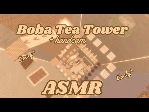 🍂Tower of boba tea Roblox asmr keyboard and mouse sounds