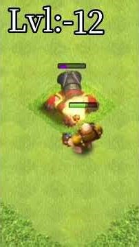 Every Level's Cannon Vs max Giant || Clash of Clan