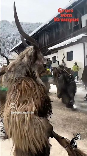Terrifyingly Awesome Krampus Parade in Austria! 😱🔥 | Krampusnacht Unleashed #Krampusnacht #Austria