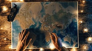 Unrolling Old World Map Night Stock Footage Video (100% Royalty-free) 1103078063 | Shutterstock