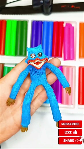 Scary clay Huggy Wuggy transformation!Хештеги:#HuggyWuggy #PoppyPlaytime # #HorrorShorts #Monster