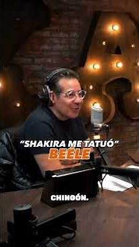 We talked with #Beéle about the tattoo #Shakira gave him 😮! He told us all about it with #YordiRo...