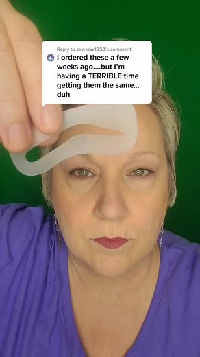 Reply to @sewsew1958 #eyebrowstamp #eyebrowtutorial