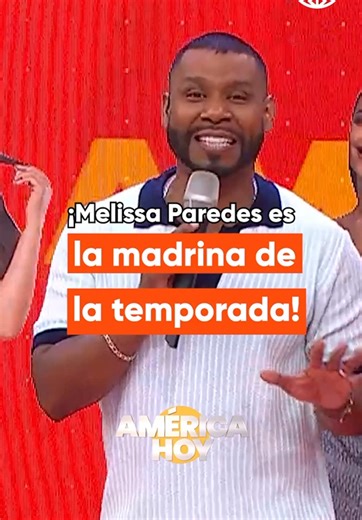 Melissa Paredes es la madrina de la nueva temporada😱👀. De lunes a viernes a las 9:30 a.m. no te pierdas #AméricaHoy \t [Mira los capítulos / programas completos y 100% GRATIS* -Solo Perú- en #tvGO] [Link en la BIO ↑]