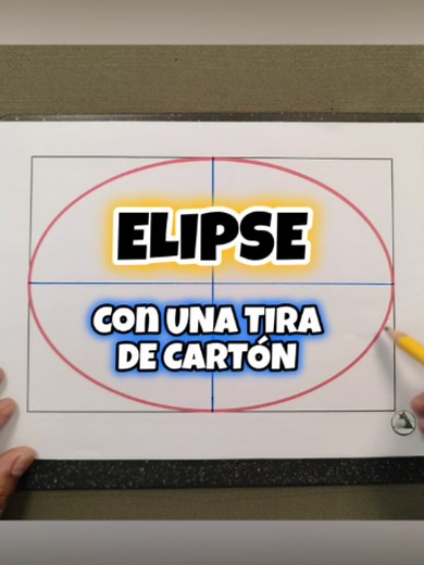 Dibujar una Elipse con una tira de cartón