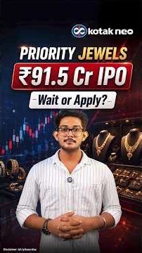 Priority Jewels IPO Review - ₹91.50 Cr IPO Opens 28 Aug-1 Sep | Apply or Avoid?