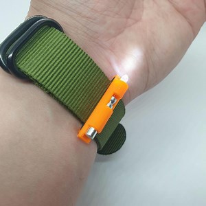 LIXY World Smallest Micro Nano Flashlight for Apple Watch Band and Glasses, Garmin in Orange - Etsy