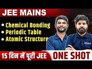 Chemical Bonding, Periodic Table, Atomic Structure in One Shot 🔥