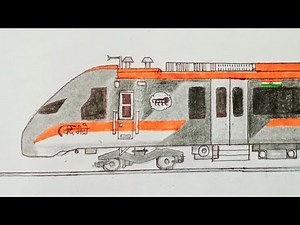 Vande Metro Drawing || How To Draw Vande Bharat Metro Train