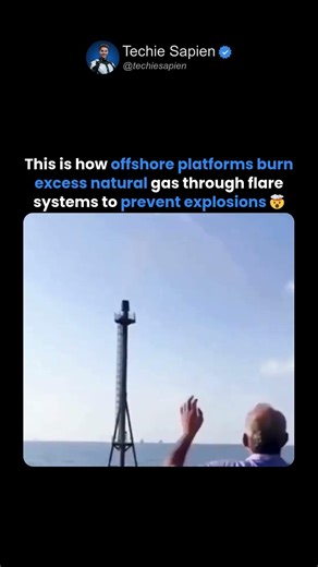 This Is How Offshore Gas Is Ignited Safely Without Risking Human Lives 😱🔥