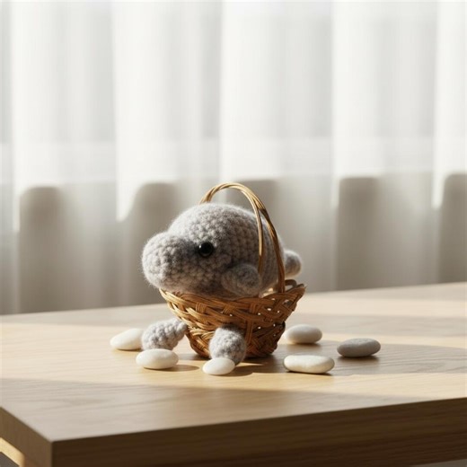 Mini Manatee Crochet Pattern | Sea Cow Amigurumi Plush (PDF Download) - Etsy